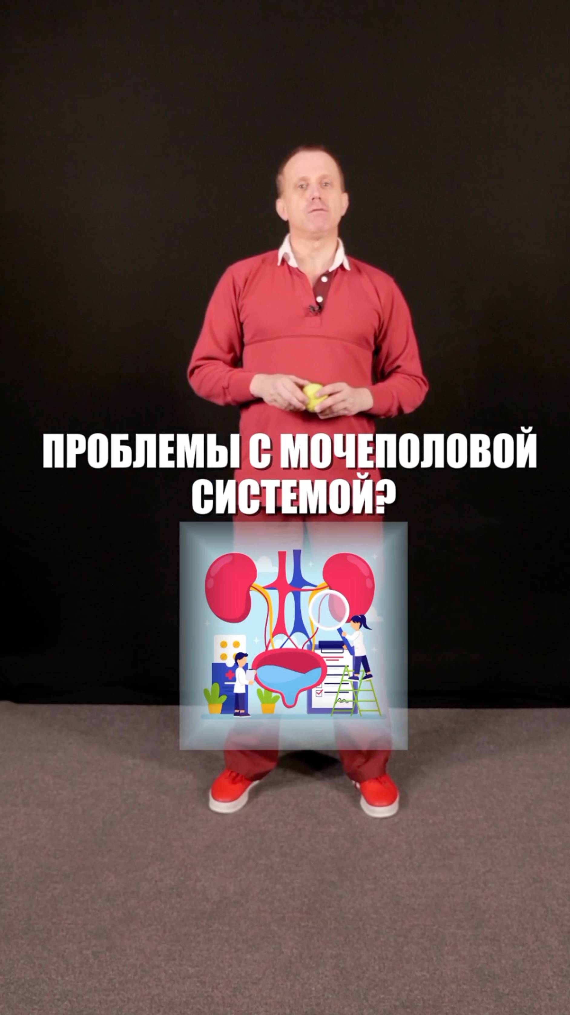 ПРОБЛЕМЫ С МОЧЕПОЛОВОЙ СИСТЕМОЙ: как помочь себе с помощью теннисного мяча? смотреть онлайн