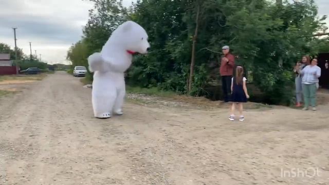 #даритеженщинамцветы #мишка #happybirthday #полтавская #краснодарскийкрай #поздравление #станица