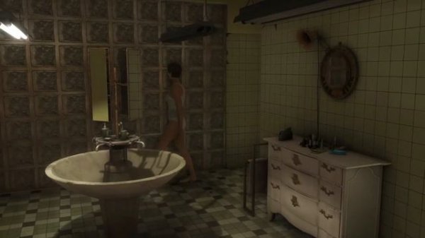 Heavy Rain Shower Scene