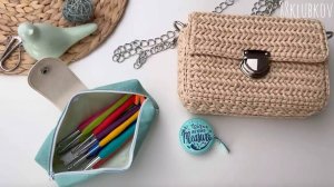 Красивая сумка кроссбоди крючком