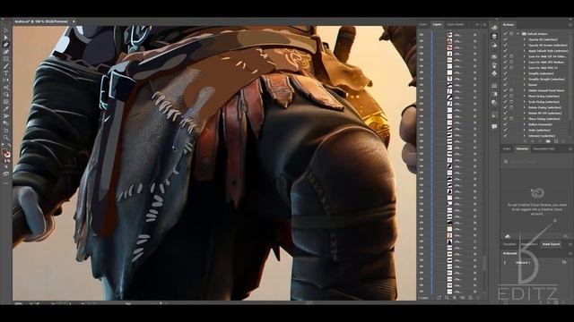 GOD OF WAR KRATOS | DIGITAL ILLUSTRATION | Fan art | Time Lapse смотреть онлайн