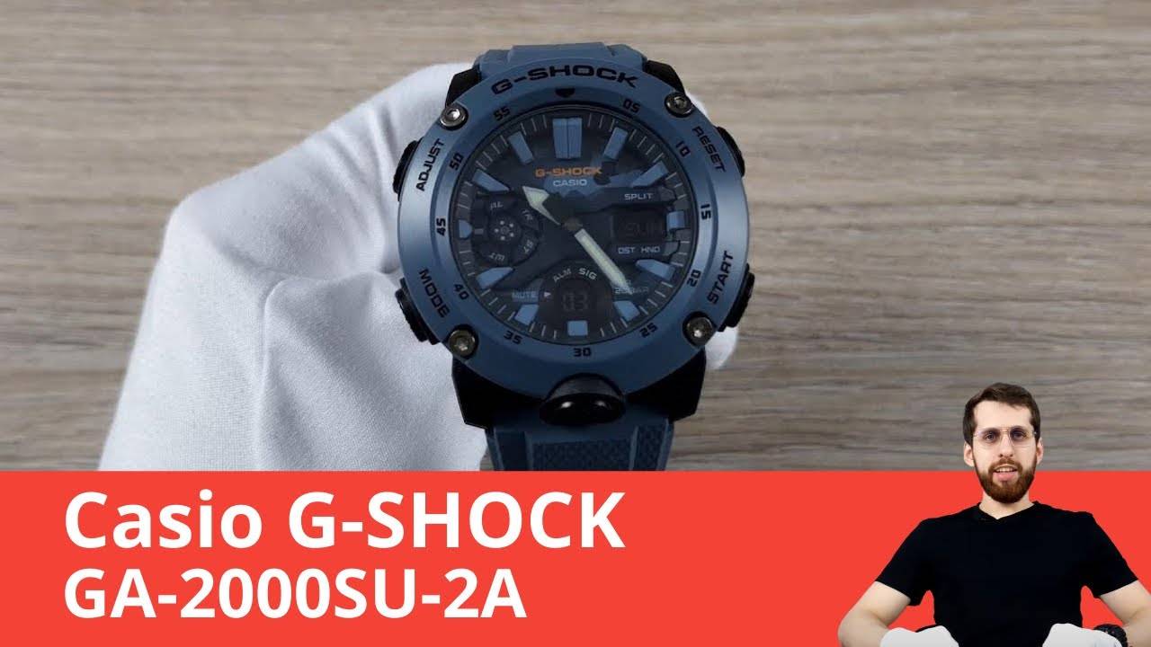 Обзор часов Casio G-SHOCK GA-2000SU-2A