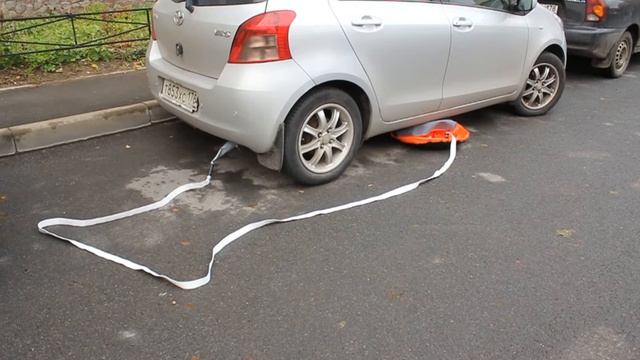 Купил хрень, а она реально работает! Надувной домкрат Слон. смотреть онлайн