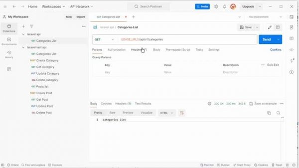 4. Laravel REST API. Первый запрос к API