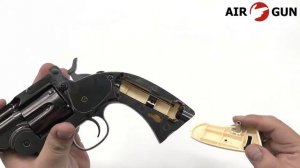 Пневматический револьвер ASG Schofield-6 steel grey 4,5 мм