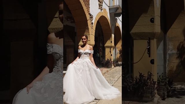 Свадебное платье Дуа коллекция «Flowers of Dawn» 2025, Gabbiano