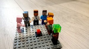 Лего фильм Among us Майнкрафт серия 3