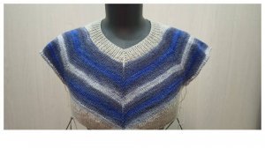 Туника из пряжи Alize superlana klasik.  Начало вязания.