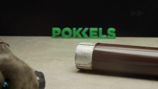 Лазерная очистка металлической трубы смотреть онлайн