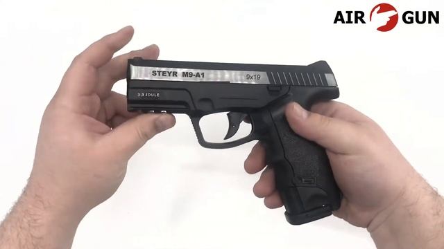 Пневматический пистолет ASG Steyr M9-A1 металлический затвор 4,5 мм