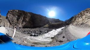 осмотр порога "Орлиное гнездо" на реке Андийское Койсу