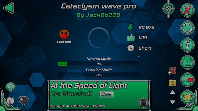 Играю в челенджи из Катаклизма в Geometry Dash смотреть онлайн