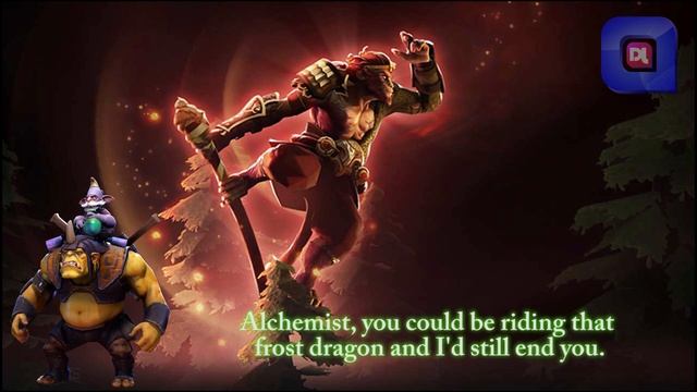 Alchemist Friendships and Rivalries Responses DOTA 2 смотреть онлайн