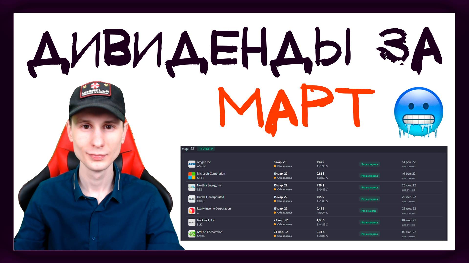 Дивиденды в марте 2022. Какие акции купить, чтобы получить дивиденды в марте 2022 года смотреть онлайн
