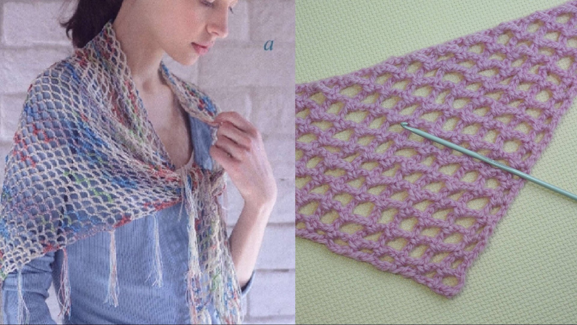 Самая простая шаль крючком для начинающих*Как связать шаль крючком*Бактус*The crochet shawl Урок 47 смотреть онлайн
