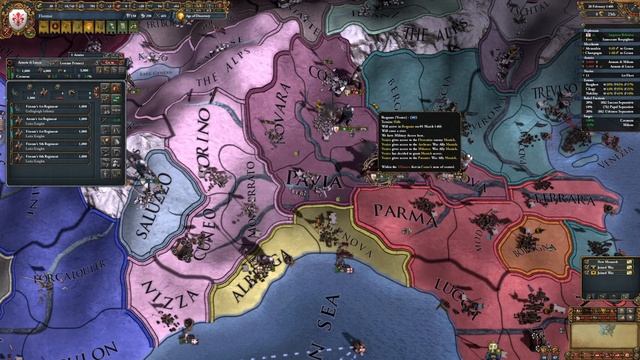 Europe Universalis IV 1.37. Флоренция. Часть 3. 1460-1475. Снова Милан и Папская область.