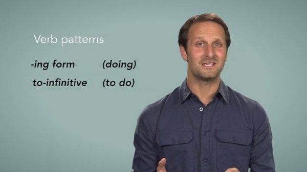Video 4 – Grammar Animation- verb + -ing form or verb + to infinitive (Lesson 1.5)