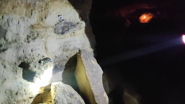 посетили подземный монастырь в Адыгее