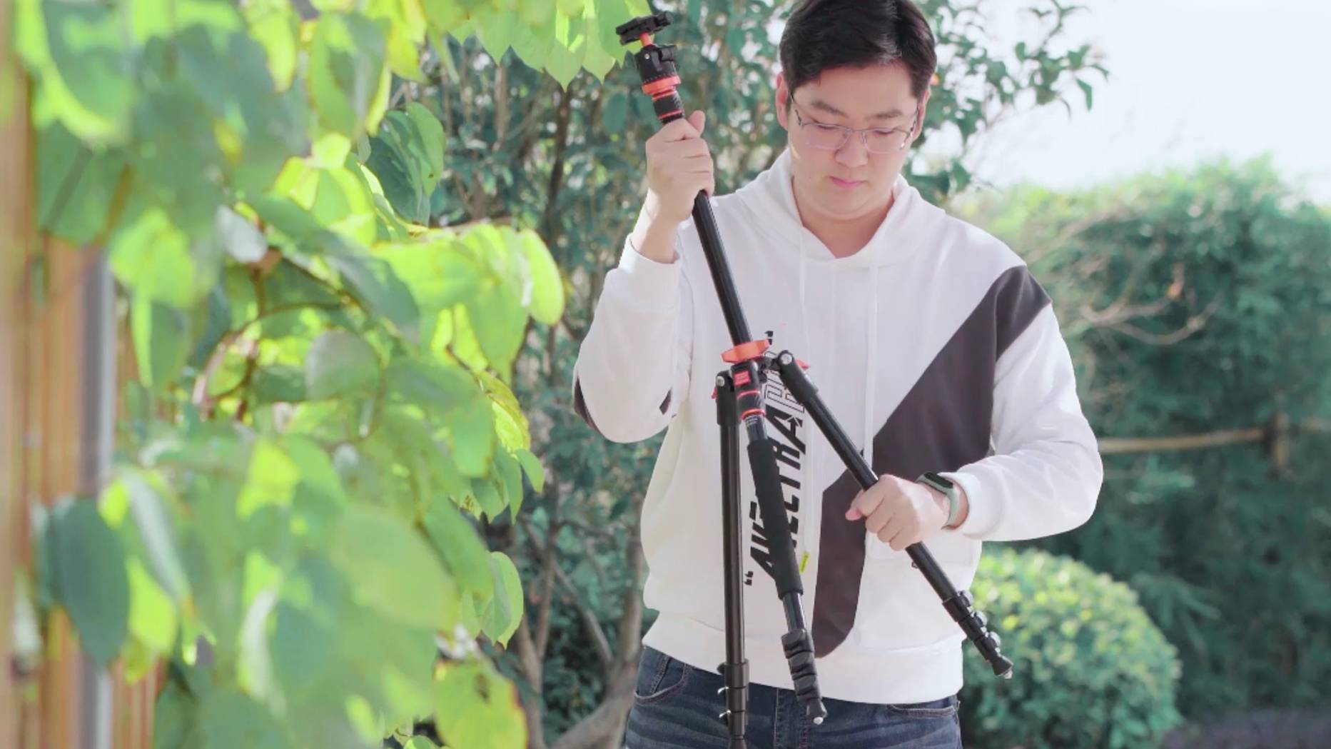 Штатив K&F Concept KF09.087V6 K234A7 + BH-28L с горизонтальной штангой