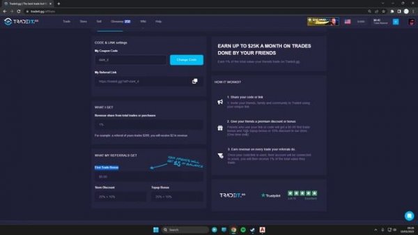* Tradeit.gg NEW Promo Code for OCTOBER 2024 get 5$ (Genuine) TRADE CS2 ITEM BEST Website & Legit*
