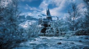 A Crisp Winter Morning at Hogwarts _ 4K Harry Potter Music & Ambience