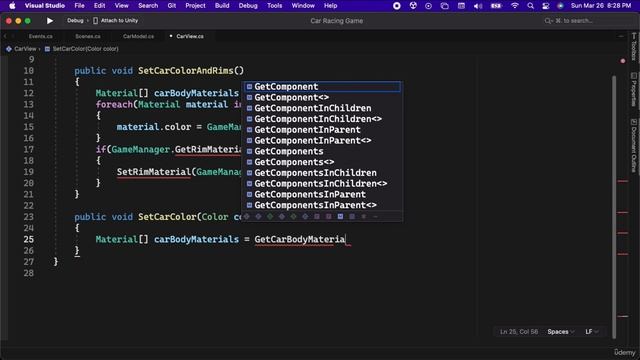 13 - Coding the Car View Script the V смотреть онлайн