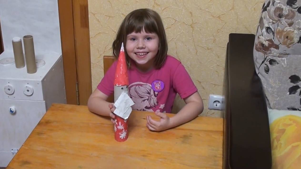 Дед мороз из бумажной втулки смотреть онлайн