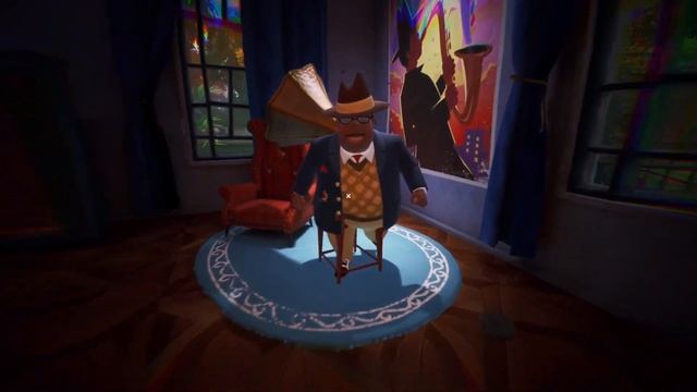 HELLO NEIGHBOR 2 - MAYOR STUCK ON RECORD PLAYER!!! смотреть онлайн