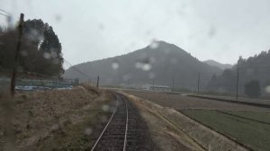 Путешествие на поезде Нагарагава, линия Эцуми-Нан, Хокуно — Мино-Ота, префектура Гифу, Япония