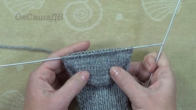 Бесшовные носки на 2х спицах на любой размер. Вяжем с Оксаной Валерьевной. смотреть онлайн