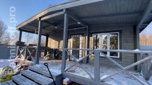 Экстерьер бани 7х7,1м, Калужская область