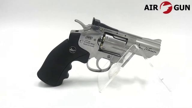 Пневматический револьвер ASG Dan Wesson 2.5 серебристый Silver 4,5 мм смотреть онлайн