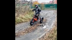 Трехеолесный электрофэтбайк ЗИМА-ЛЕТО