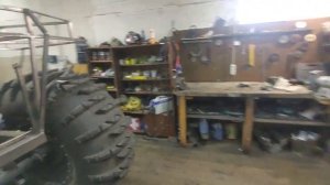 Продолжаем строительство вездехода-болотохода на шинах ураган 1500х600,мостах Nisan patrol