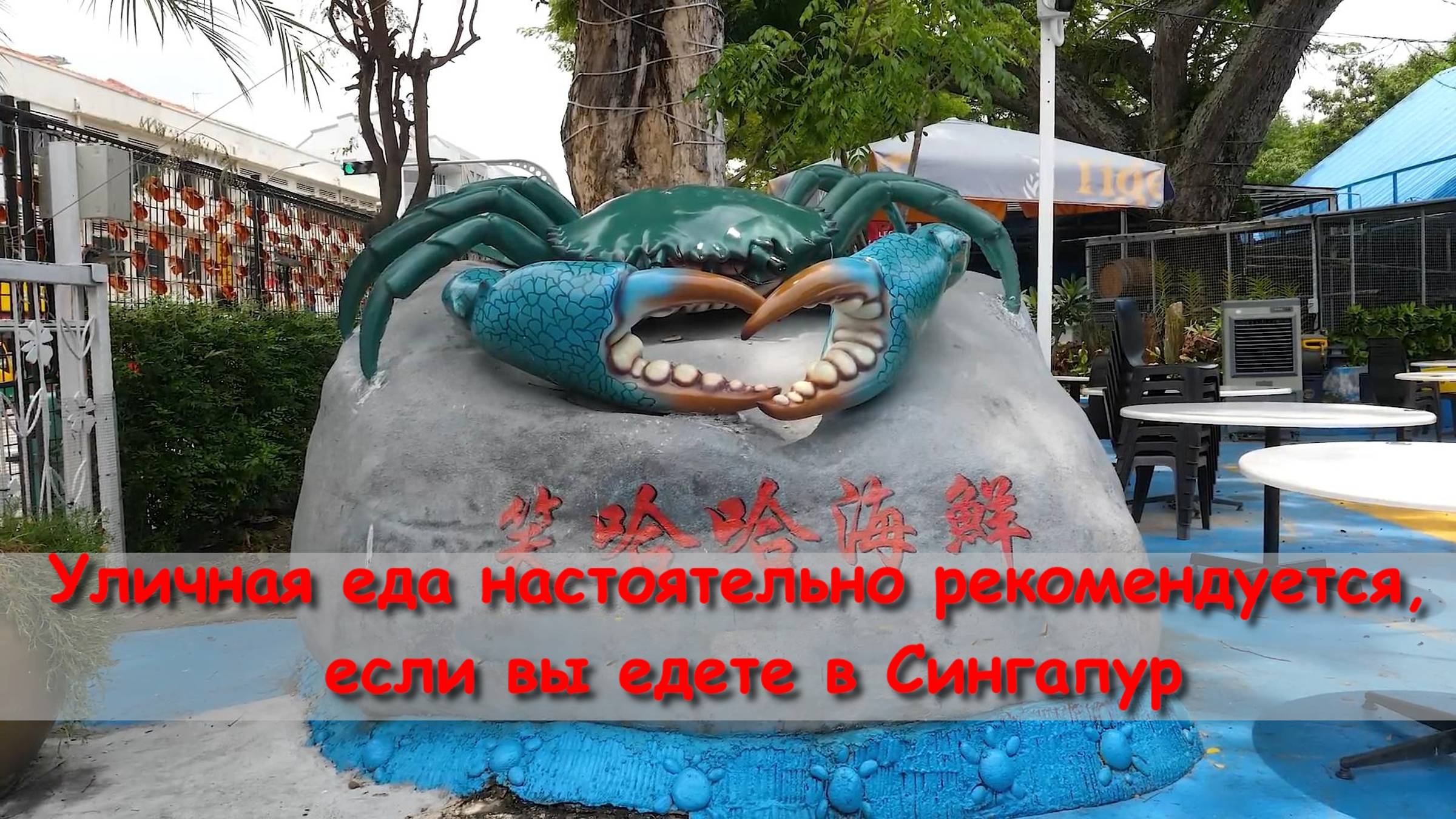 Уличная еда настоятельно рекомендуется, если вы едете в Сингапур смотреть онлайн