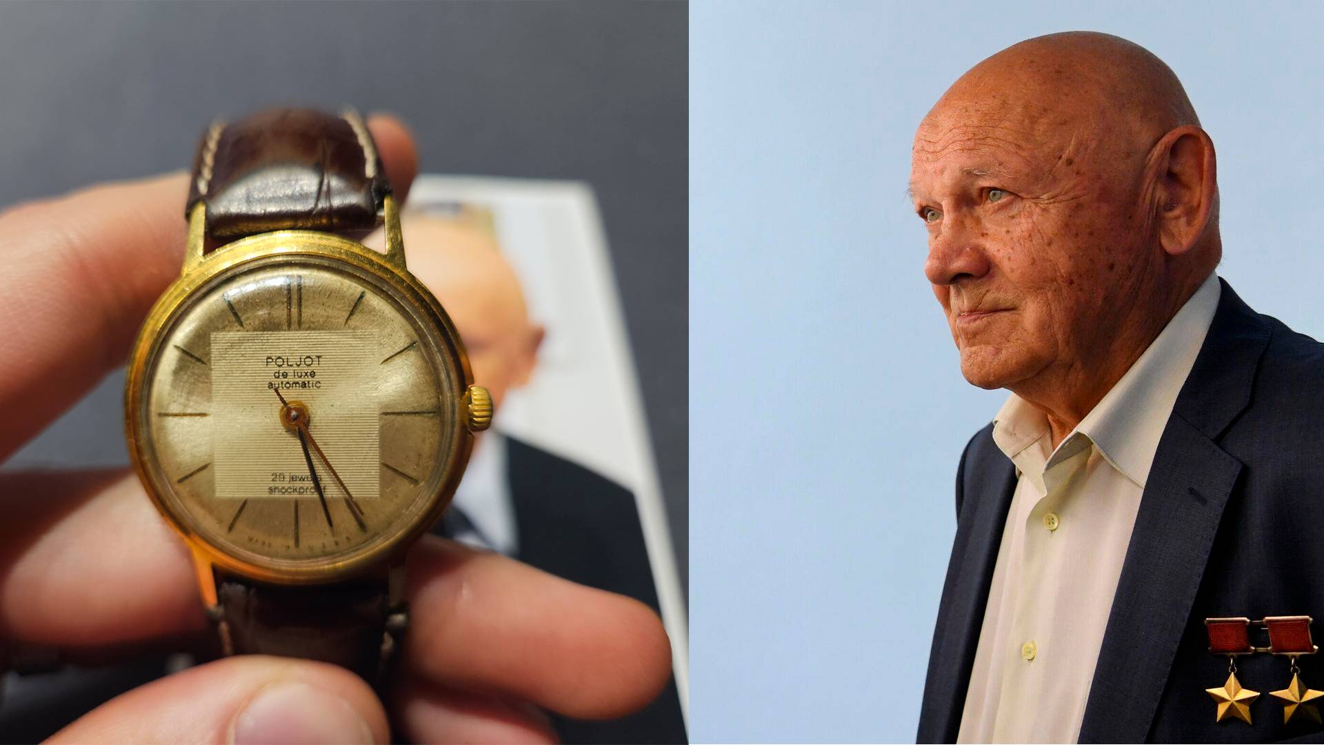 Часы легенды отечественной космонавтики. Poljot De Lux Владимира Джанибекова.