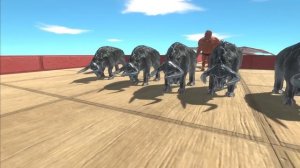 Goro Evolution VS Infernals and Fantasy Army - Animal Revolt Battle Simulator