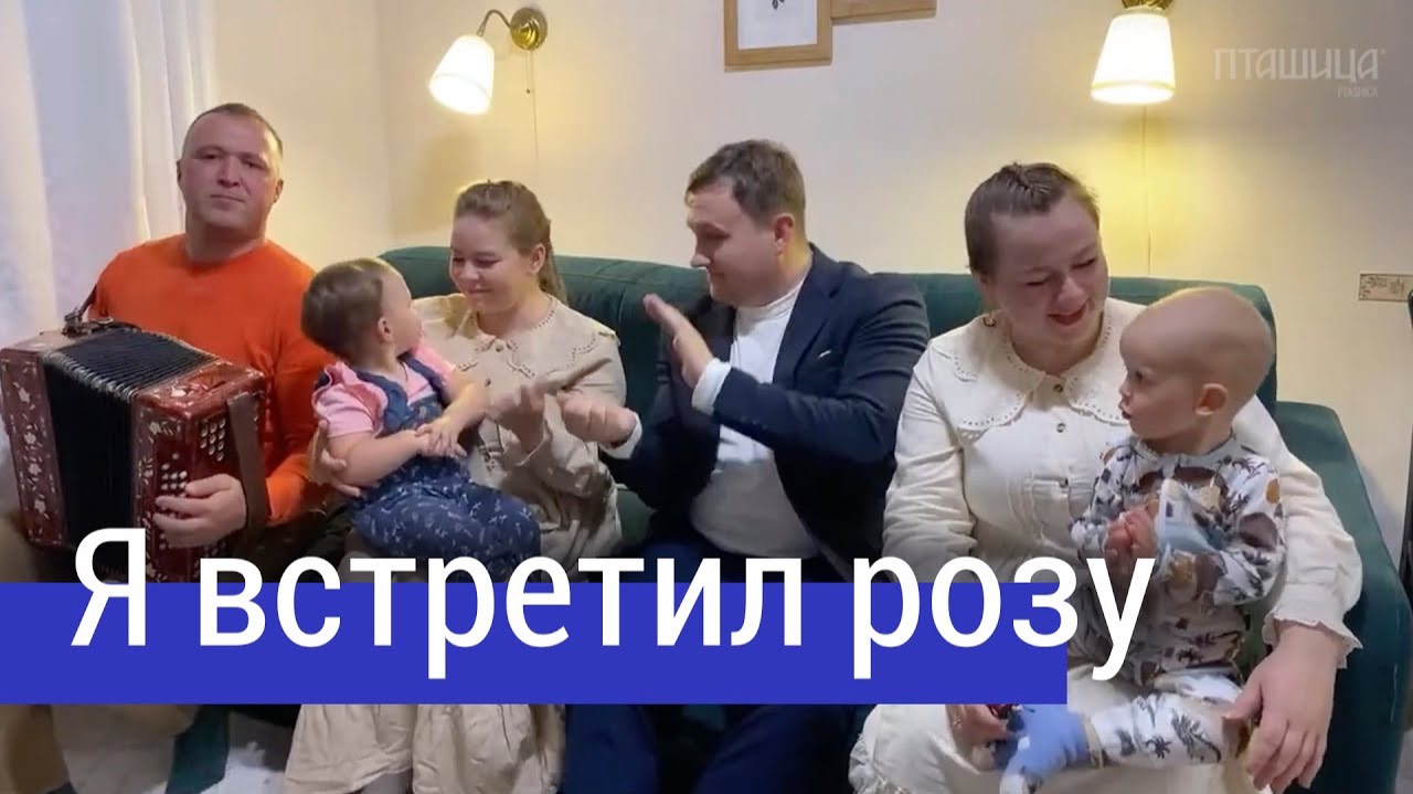 Я встретил розу – ПТАШИЦА поет всей семьей | Песни под гармонь смотреть онлайн