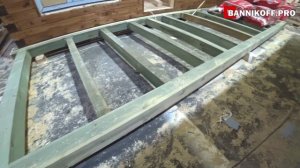 Строительство модульных бань на заводе в Климовске