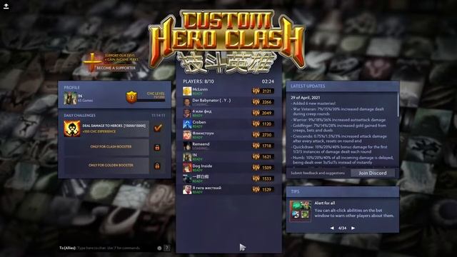 Custom Hero Clash 9k Dota 2 смотреть онлайн