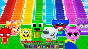 ВЫБЕРИ ПРАВИЛЬНУЮ ЛЕСТНИЦУ ЩЕНЯЧИЙ ПАТРУЛЬ СПРАНКИ МИМИМИШКИ МАЙКИ ХАГГИ ВАГГИ В МАЙНКРАФТ ЗОМБАК