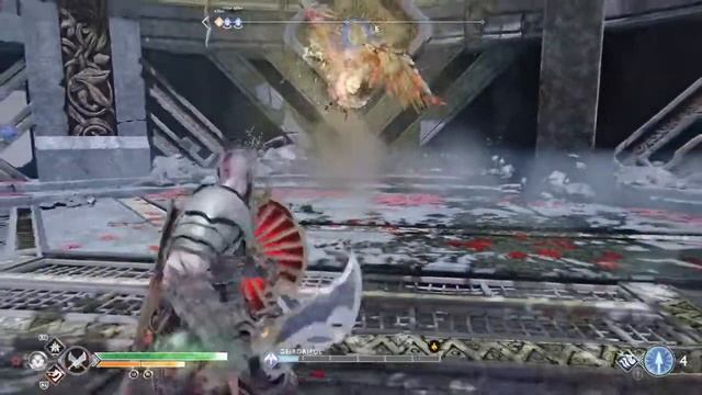 GOD OF WAR Kratos VS Valkyrie GEIRDRIFUL No Damage Valkyrie+ armor NG+ GMGOW смотреть онлайн
