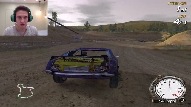 Прохождение FlatOut 1. Пристроился к моей попке смотреть онлайн