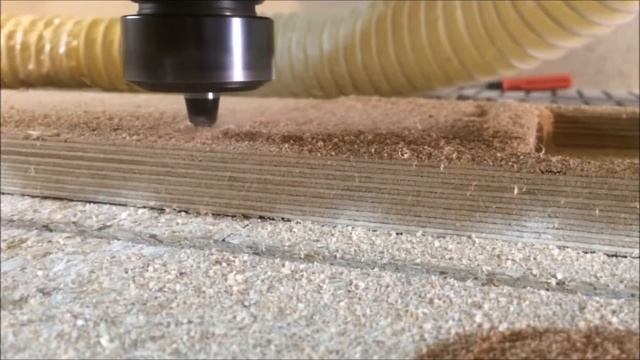 Фрезеровка фанеры прямой фрезой с чистовым стружколомом X3MDZX12622 смотреть онлайн