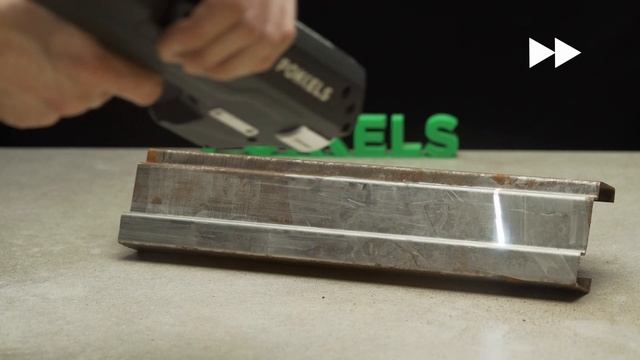 Лазерная очистка металлической детали смотреть онлайн