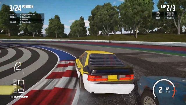 Wreckfest - Vixen (Foxbody mustang) at Montrieux Circuit [Spicy Bangers Car Pack Mod] смотреть онлайн