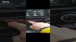 Работа климата в режиме "Авто" без изменения режима обдува на KIA RIO X-LINE 2018