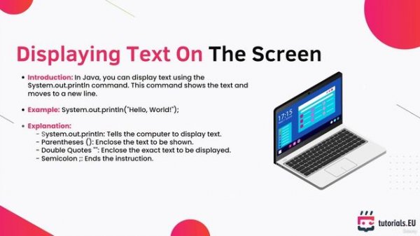 4 -Displaying Text on The Screen Intro