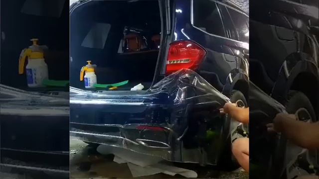ЗАЩИТА ЛОБОВОГО MERCEDES-BENZ GLS БРОНЕПЛЕНКОЙ NEVER SCRATCH