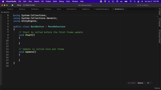 27 - Implementing Back Button Logic смотреть онлайн